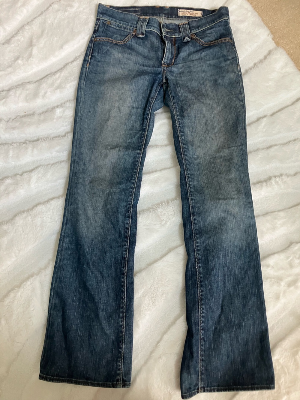 Polo by Ralph Lauren Women's Blue Flared Jeans
